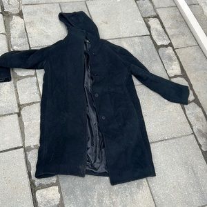 DKNY wool trench coat